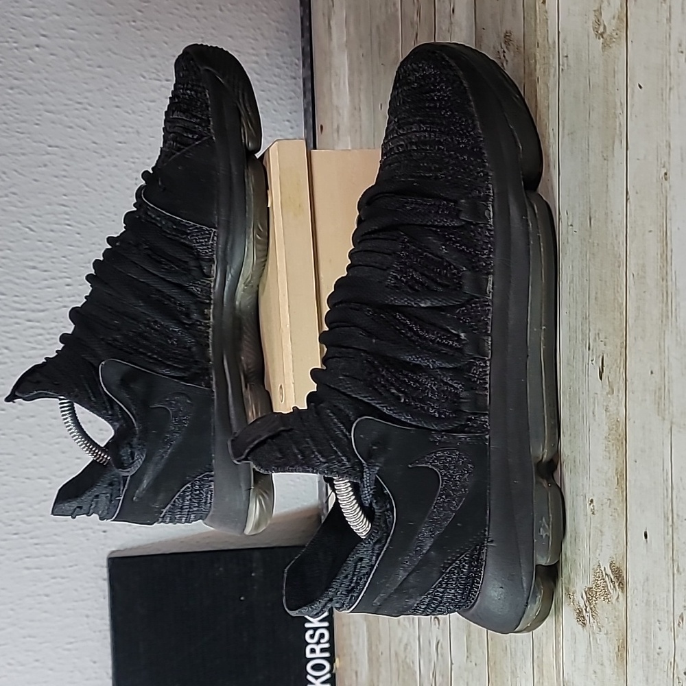 Nike Size 9 Mens Zoom KD Triple Black Blackout Shoes‎ Sneakers 897815-004